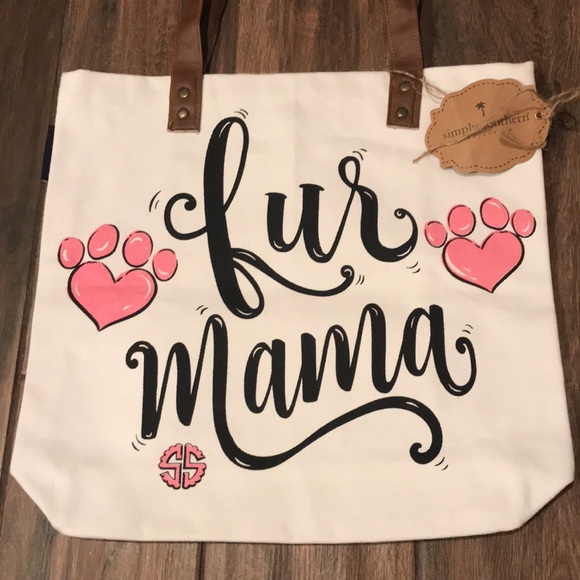 🐶 NWT Simply Southern “Fur Mama” shoulder bag - Picture 2 of 10